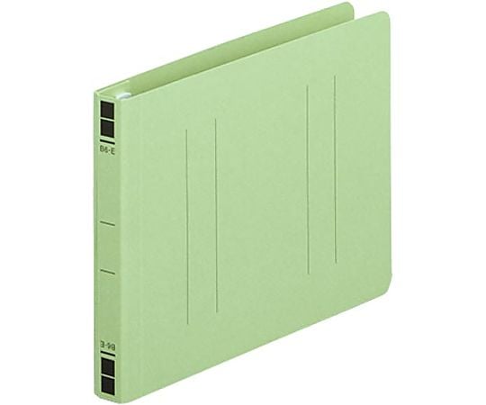 フラットファイル樹脂とじ具 B6横 緑 10冊