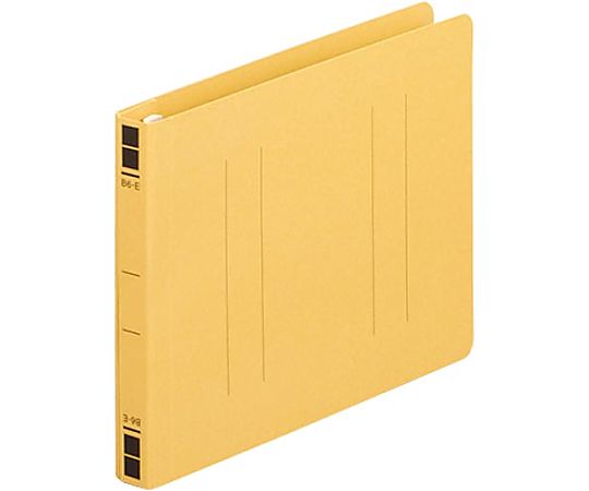 フラットファイル樹脂とじ具 B6横 黄 10冊