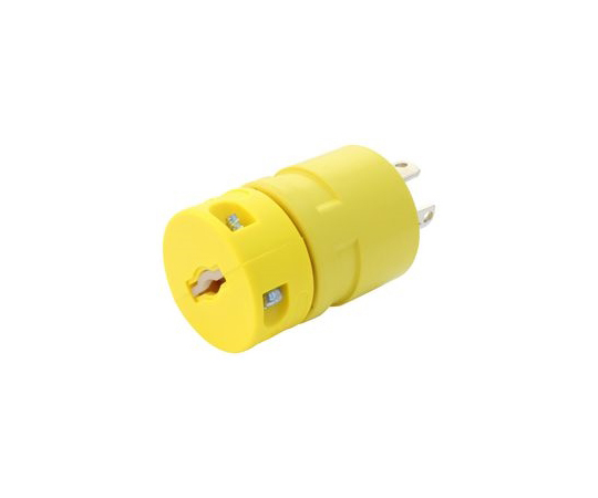 コネクタ　AC　電源　プラグ　15A　125V　イエロー
