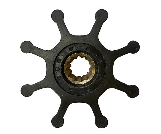 海水用単体ポンプ　ラバレックスポンプＭＦ用　インペラー（８枚羽根）