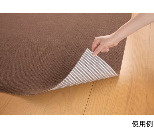 おくだけ吸着ロングマット 60×200cm ブラウン KH-67｜アズキッチン