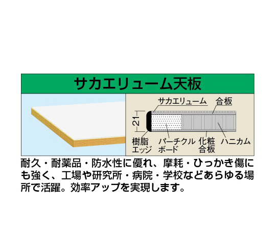 直送品 サカエ SAKAE 樹脂天板 KHC-1575TC 直送品 サカエ SAKAE 樹脂天板 KHC-1575TC