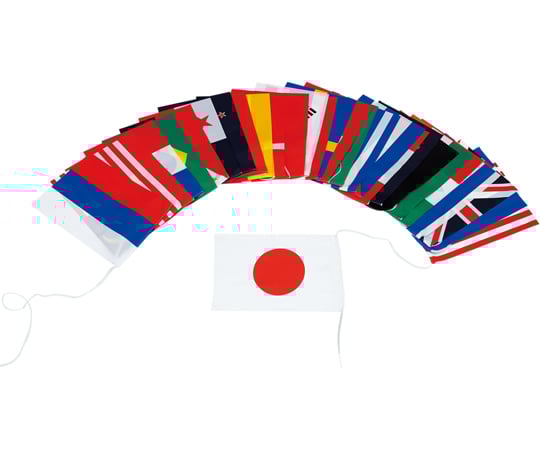 テトロン万国旗30S（連結済）　30ヶ国組
