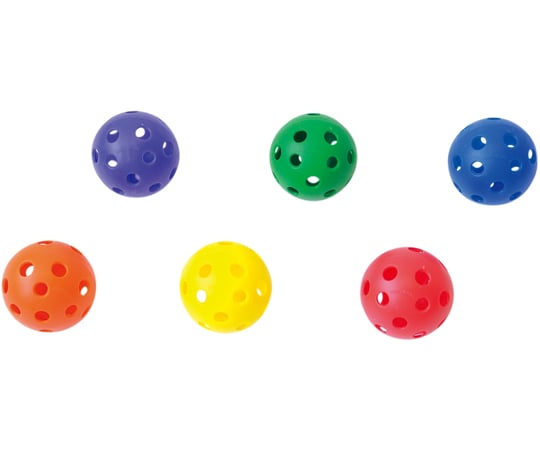 ソフトプラボール7　6個組（赤、青、黄、緑、紫、オレンジ）