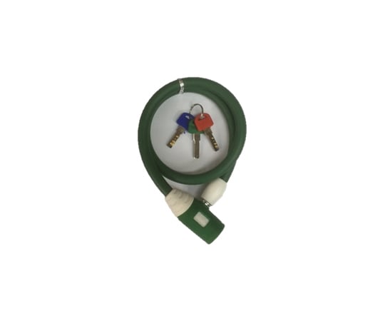 ワイヤー錠　グリーン