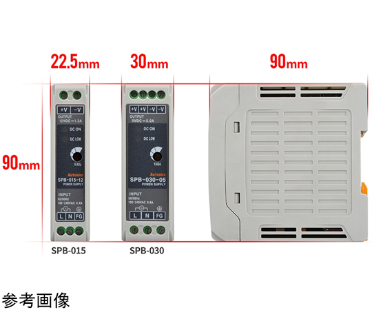 64-9611-95 スイッチング・パワーサプライ （30W/24V） SPB-030-24