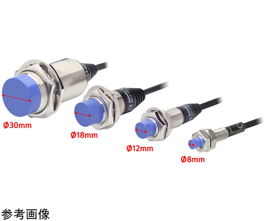 円柱型長距離近接センサ　（シールド/PNP出力/検出距離4mm）