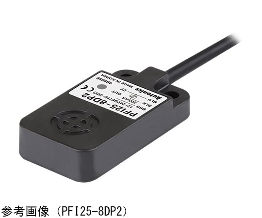 角型プラットタイプ近接センサ　（前面検出/PNP出力/検出距離8mm）