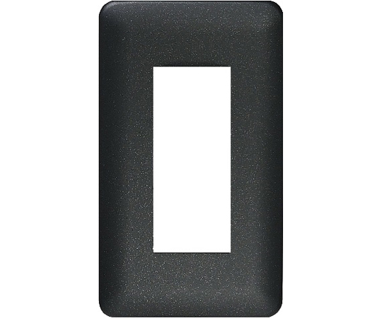 Jワイドプレート　1連用3口　メタリックブラック色