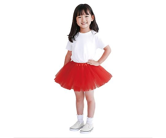 フリフリスカート　赤