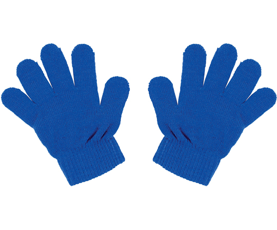 カラーのびのび手袋　コバルトブルー