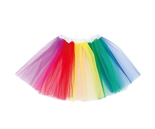 フリフリスカート　レインボー