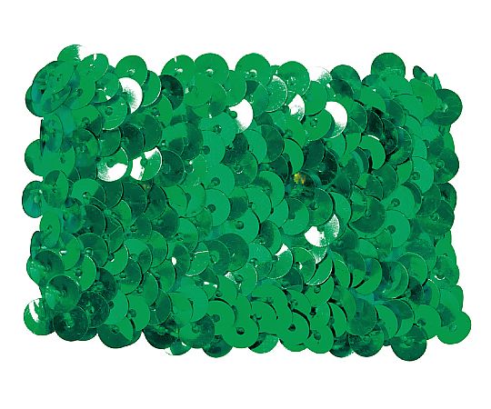 メタリックリストバンド グリーン 1組（2個入）