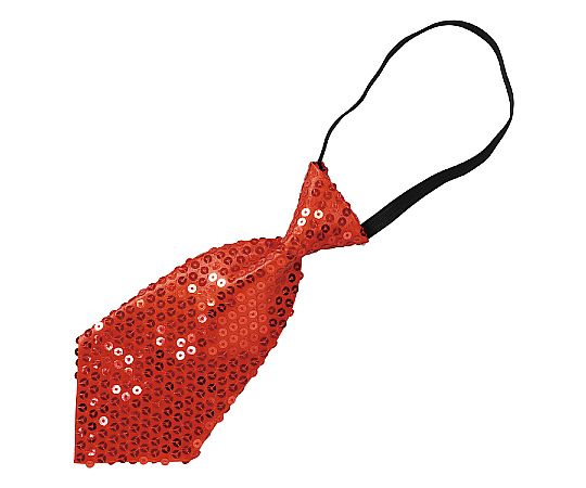 キラキラワイドネクタイ　赤