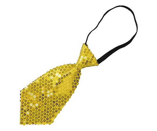 キラキラワイドネクタイ　金