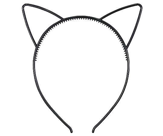 耳付きカチューシャ　ブラック