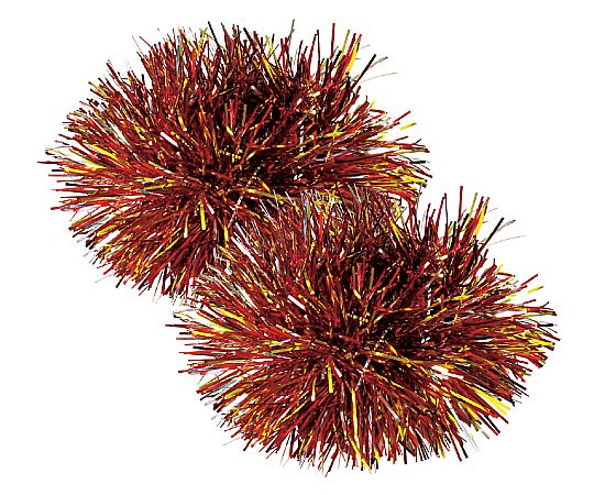 キラキラリストバンド（2個組）　メタリックレッド＆ゴールド