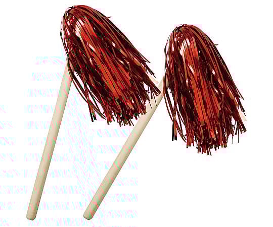 民舞カチカチ棒2本組　赤