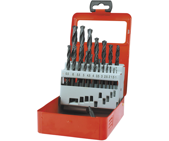 21pc　HSSドリル（メタルケース入）