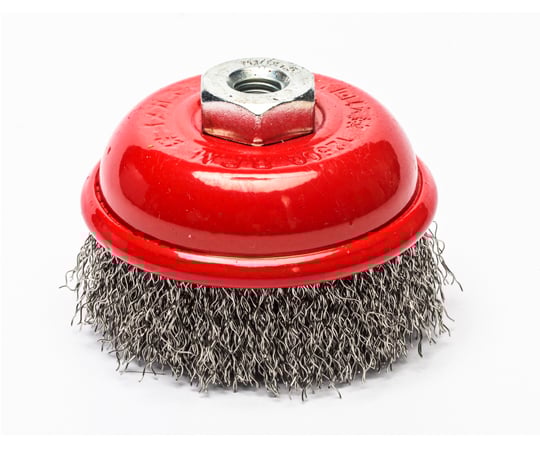 超軽量カップブラシ（ステンレス製）