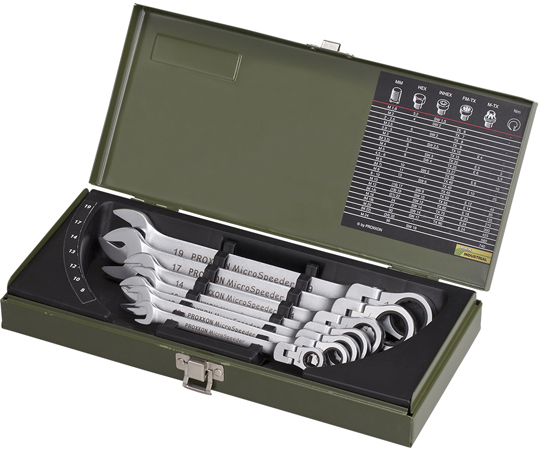 マイクロスピーダーフレックスコンビレンチセット7本