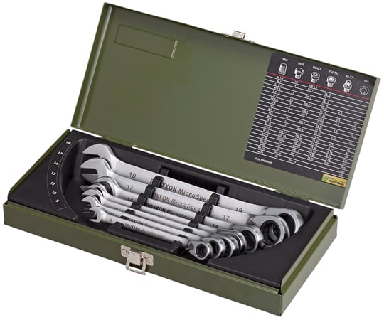 マイクロスピーダーコンビレンチ（固定式）セット7本