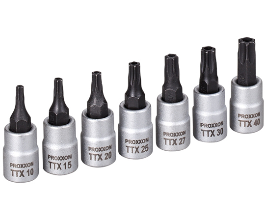 1/4"トルクスビットソケット7点セット