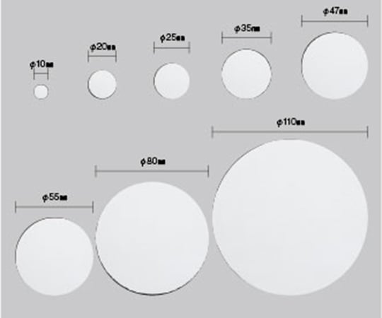64-9674-87 PTFEバインダーフィルター φ35 100枚入 TF98R 【AXEL