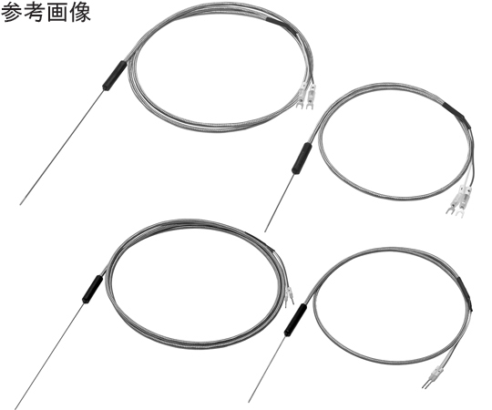 包装機用温度センサ　圧着端子付温度センサ熱電対K（CA）　リード線直出し形（M3.5用Y形圧着端子）