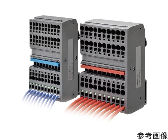 【着後レビューで 送料無料】 64-9684-78 見えるコモン端子台 8端子 赤 XW6T-COM1.5X8RD タイムセール
