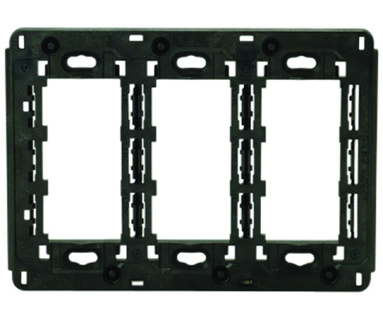 64-9693-60 Jワイド絶縁取付枠3連用 WJK-3 【AXEL】 アズワン
