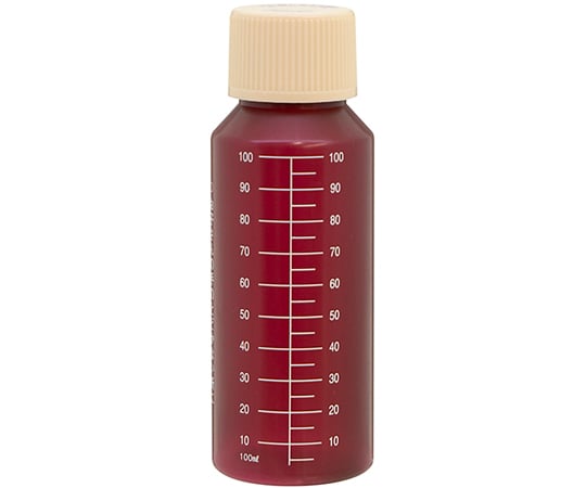 NK茶投薬瓶 100mL セーフティキャップ 白色目盛 1箱（200本入）