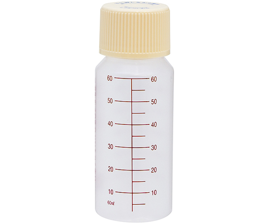 NK外用瓶 60mL セーフティキャップ 赤色目盛 1箱（200本入）