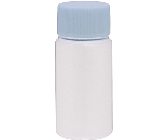 NK投薬瓶 30mL ノーマルキャップ（スカイブルー：水） 目盛印刷なし 1箱（200本入） B0150-900AQ