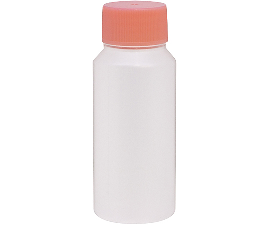 NK投薬瓶 60mL ノーマルキャップ（ピンク） 目盛印刷なし 1箱（200本入） B0170-900PK