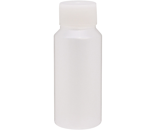 NK投薬瓶 60mL ノーマルキャップ（ホワイト：白） 目盛印刷なし 1箱（200本入） B0170-900WH