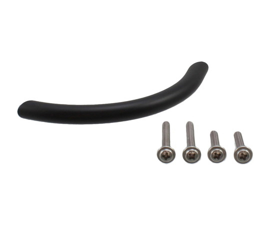 SUS201　弓形ハンドル　P=96mm　黒ニッケル