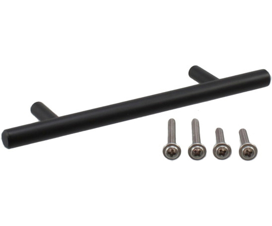 SUS201　ポールハンドル　P=96mm　黒ニッケル