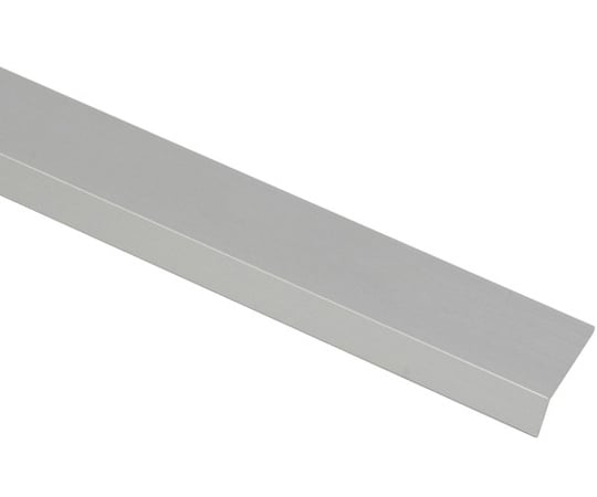 アルミ不等辺アングル　1.5×10×25mm　1m　シルバー