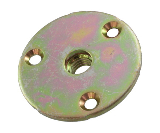 丸プレート50φ　M10　P1.5　3t　CM