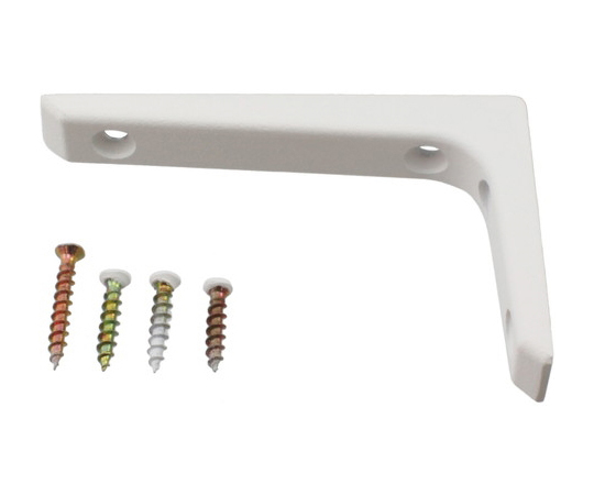 アルミ棚受　65×100mm　ホワイト