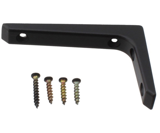 アルミ棚受　65×100mm　ブラック