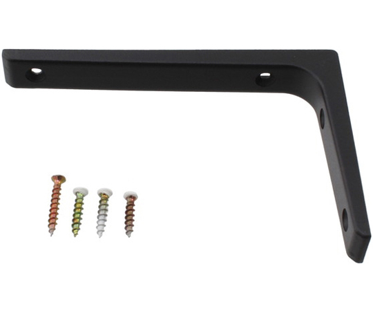 アルミ棚受　100×150mm　ブラック