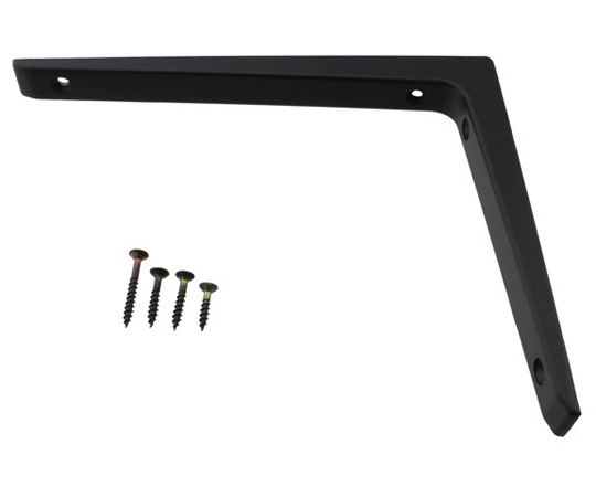 アルミ棚受　200×250mm　ブラック