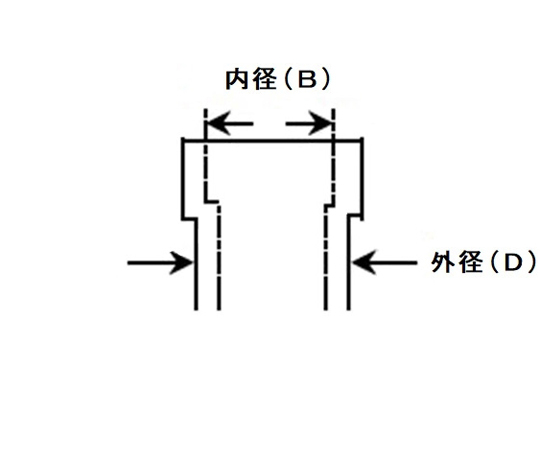 90度曲げパイプ　両側差し込みタイプ（L型・鉄製メッキ管）鉄製クランプ2個付　70mm　71mm　DA-070