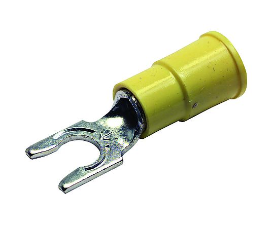 ターミナル　ロッキング　フォーク　#10　クリンプ　イエロー