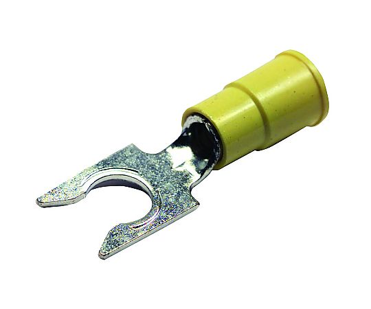 ターミナル　ロッキング　フォーク　1/4IN　クリンプ　イエロー