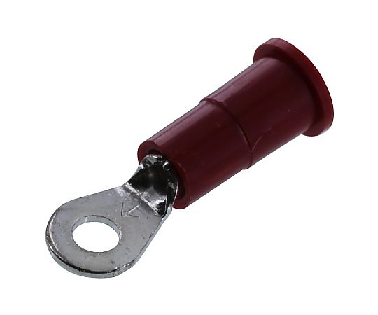 ターミナル　リング　タング　#4　クリンプ　レッド