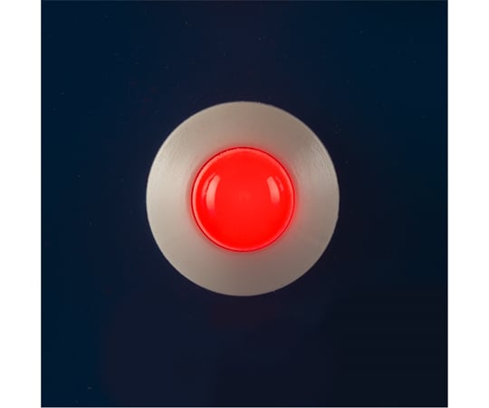 LED表示灯　白　発光色：赤　リード線付き