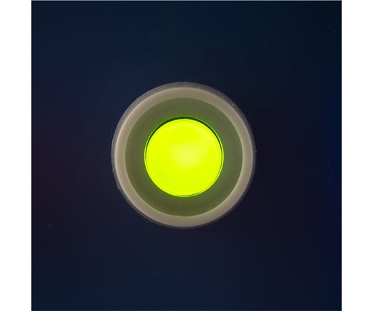 LED表示灯　白　発光色：緑　樹脂フードタイプ